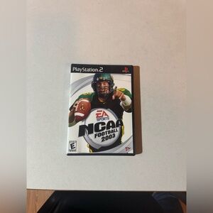 NCAA Football 2003 (PlayStation 2, 2002, PS2 w/ Manual, Tested Works Great)